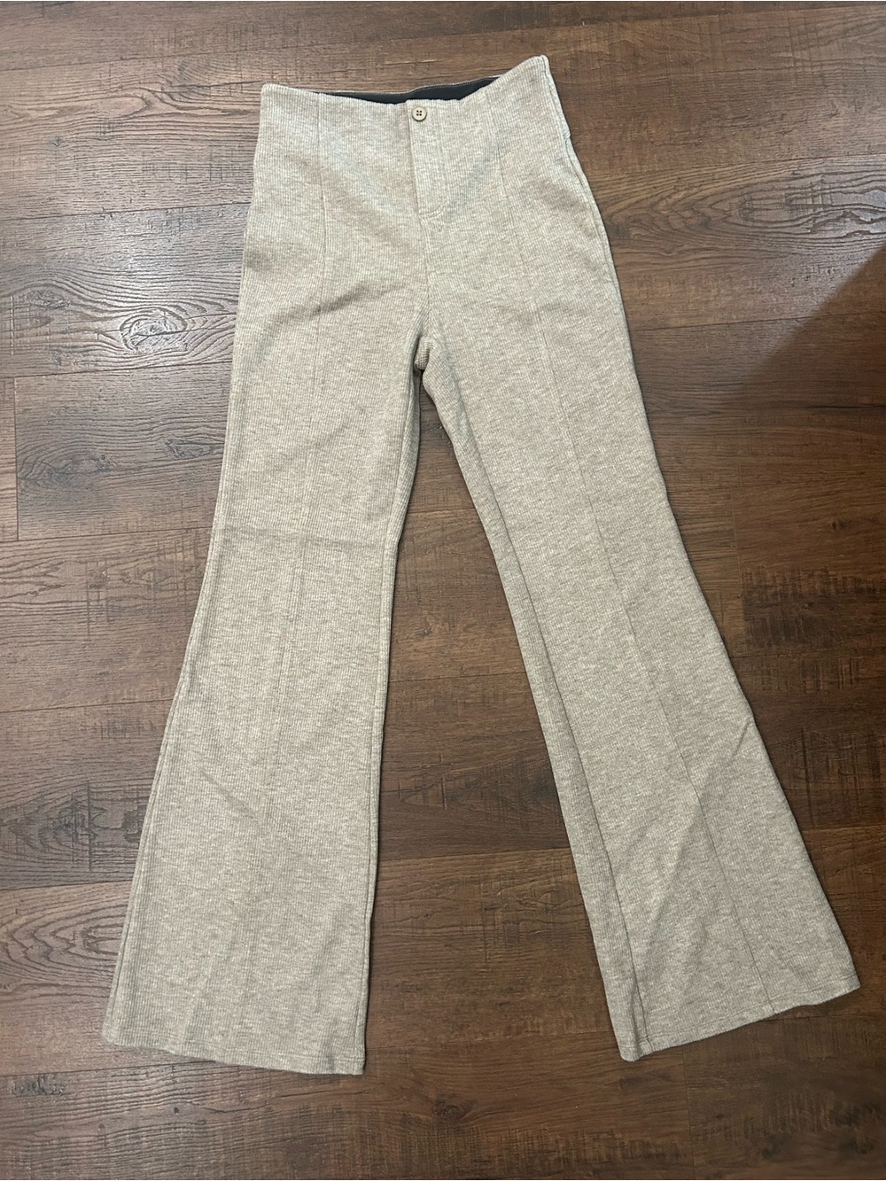 HALARA light brown Flare Knit Pants